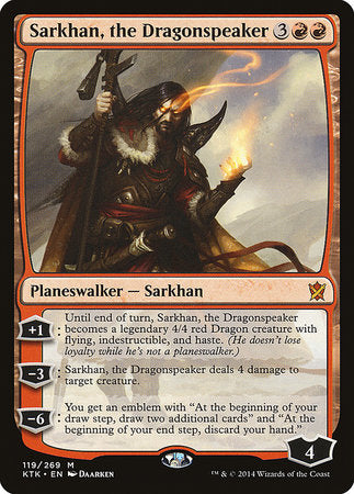 Sarkhan, the Dragonspeaker [Khans of Tarkir] | Dumpster Cat Games