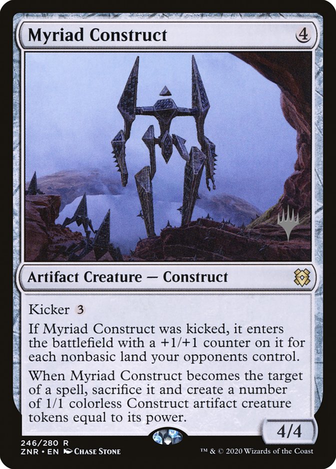 Myriad Construct (Promo Pack) [Zendikar Rising Promos] | Dumpster Cat Games