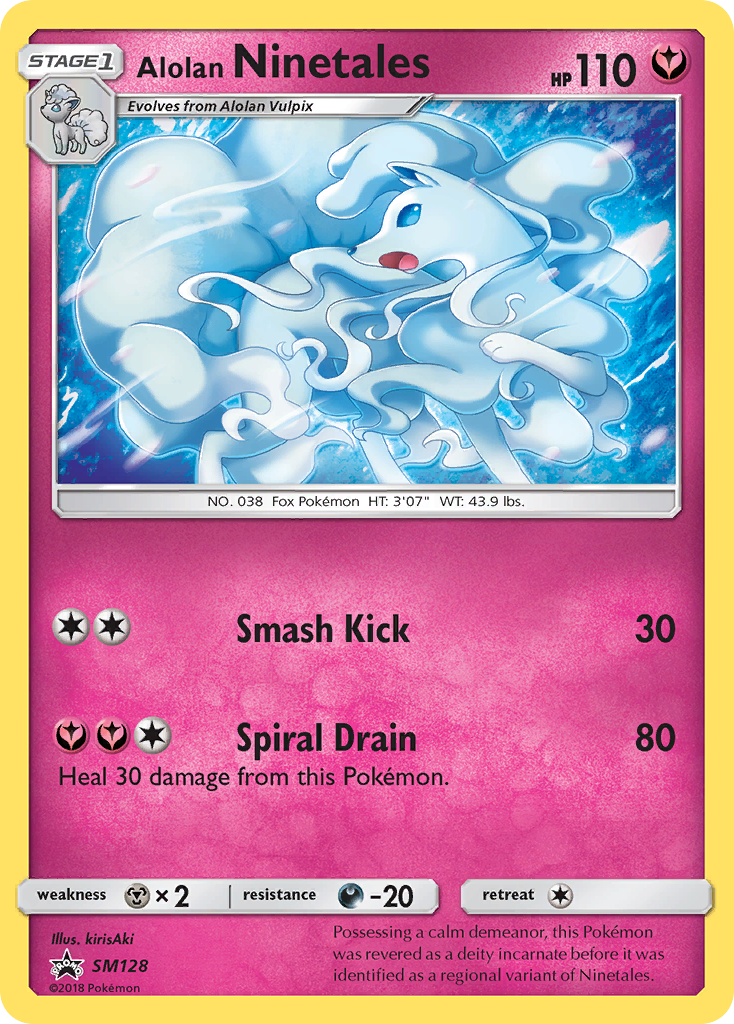 Alolan Ninetales (SM128) [Sun & Moon: Black Star Promos] | Dumpster Cat Games