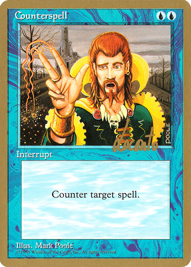 Counterspell (Michael Loconto) [Pro Tour Collector Set] | Dumpster Cat Games