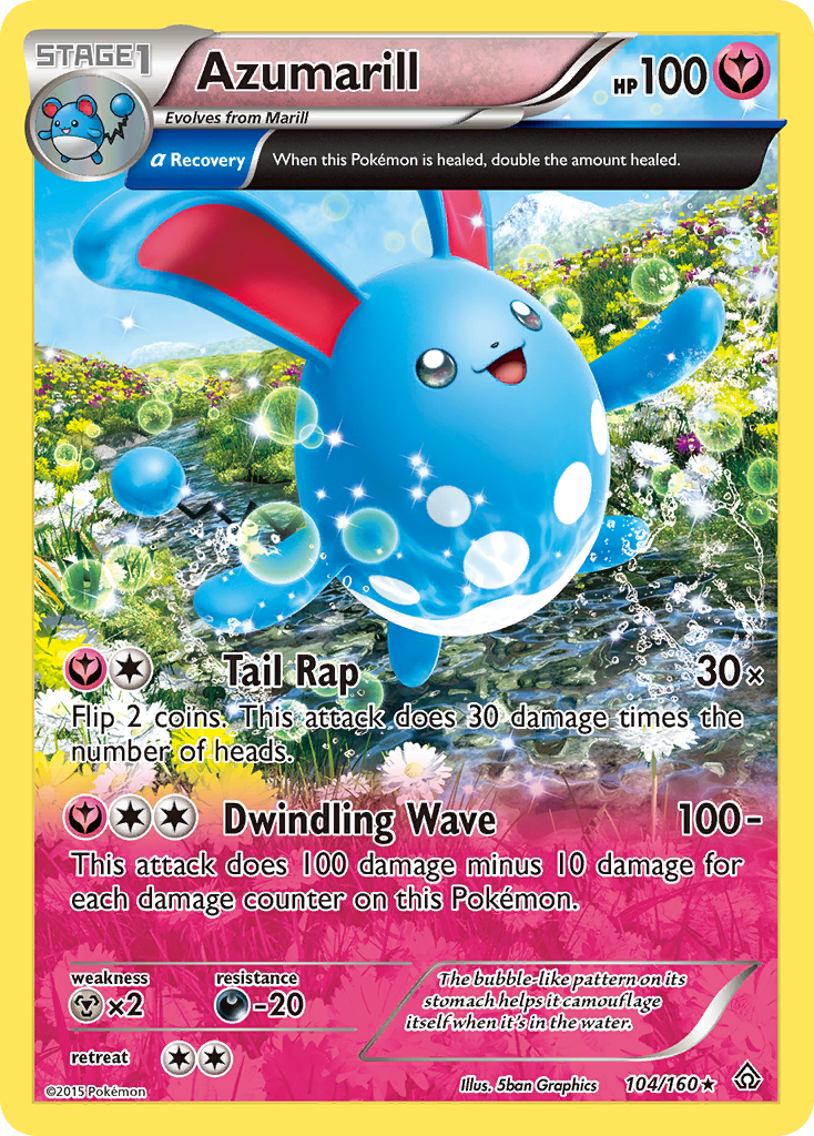 Azumarill (104/160) [XY: Primal Clash] | Dumpster Cat Games