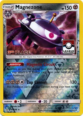 Magnezone (83/156) (League Promo 3rd Place) [Sun & Moon: Ultra Prism] | Dumpster Cat Games