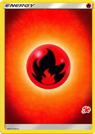 Fire Energy (Charizard Stamp #3) [Battle Academy 2020] | Dumpster Cat Games