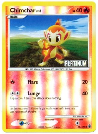 Chimchar (56/100) [Burger King Promos: 2009 Collection] | Dumpster Cat Games