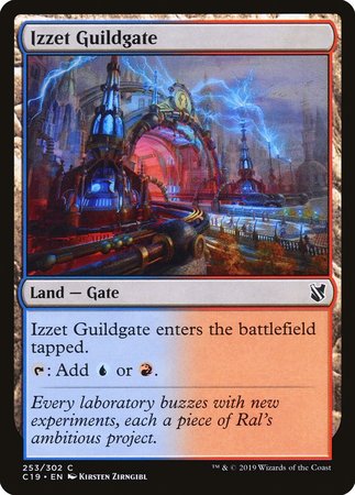 Izzet Guildgate [Commander 2019] | Dumpster Cat Games