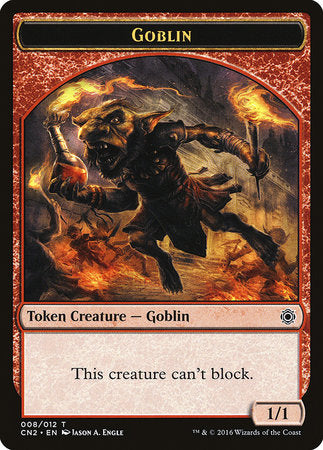 Goblin Token [Conspiracy: Take the Crown Tokens] | Dumpster Cat Games