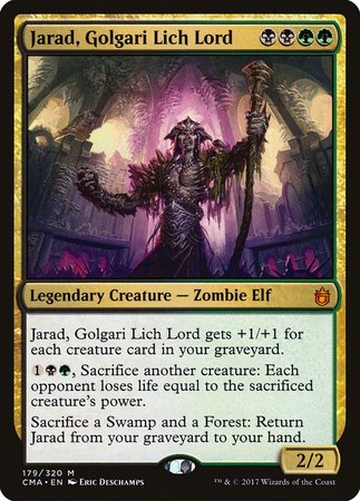 Jarad, Golgari Lich Lord [Commander Anthology] | Dumpster Cat Games