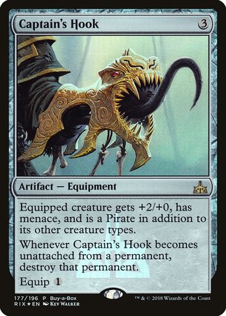 Captain's Hook [Rivals of Ixalan Promos] | Dumpster Cat Games