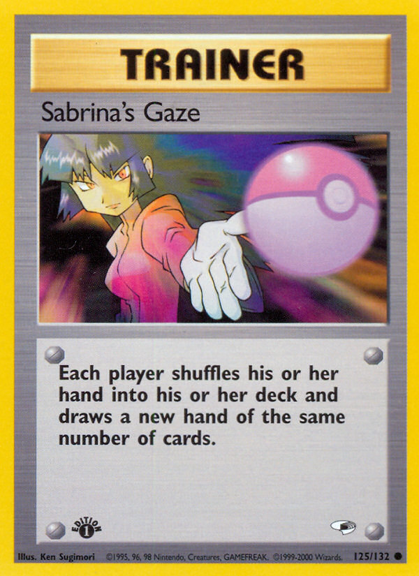 Sabrina's Gaze (125/132) [Gym Heroes 1st Edition] | Dumpster Cat Games