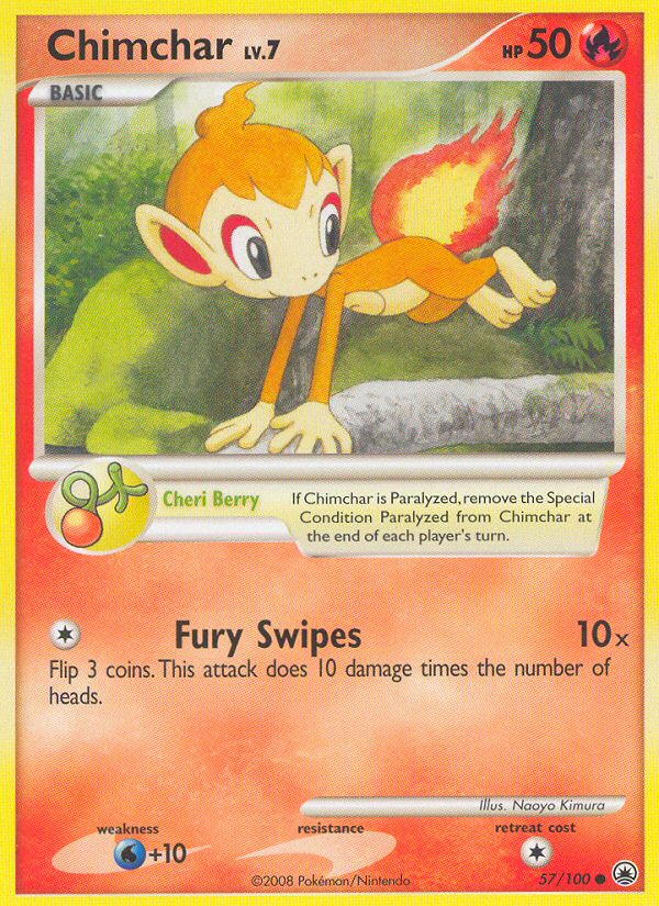 Chimchar (57/100) [Diamond & Pearl: Majestic Dawn] | Dumpster Cat Games