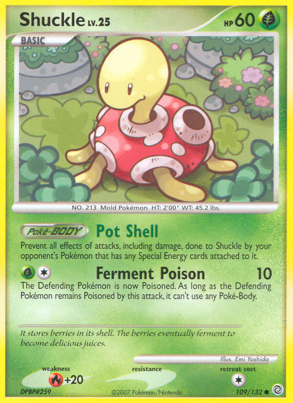 Shuckle (109/132) [Diamond & Pearl: Secret Wonders] | Dumpster Cat Games