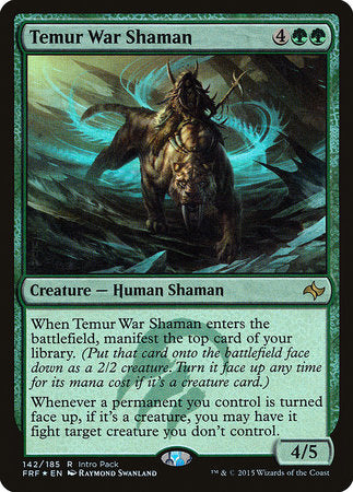 Temur War Shaman [Fate Reforged Promos] | Dumpster Cat Games