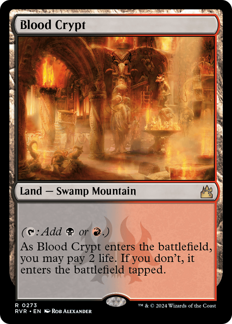 Blood Crypt [Ravnica Remastered] | Dumpster Cat Games