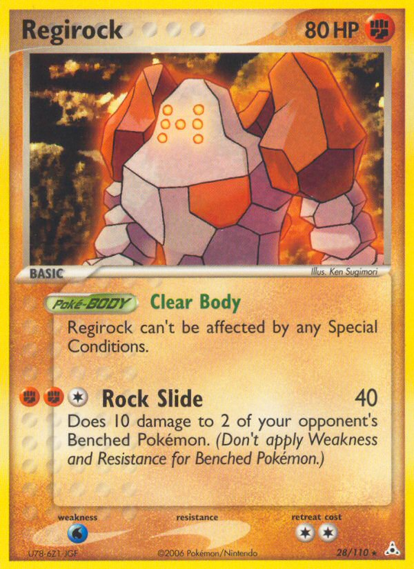 Regirock (28/110) [EX: Holon Phantoms] | Dumpster Cat Games