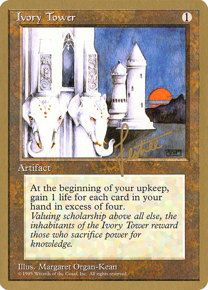 Ivory Tower (Bertrand Lestree) [Pro Tour Collector Set] | Dumpster Cat Games