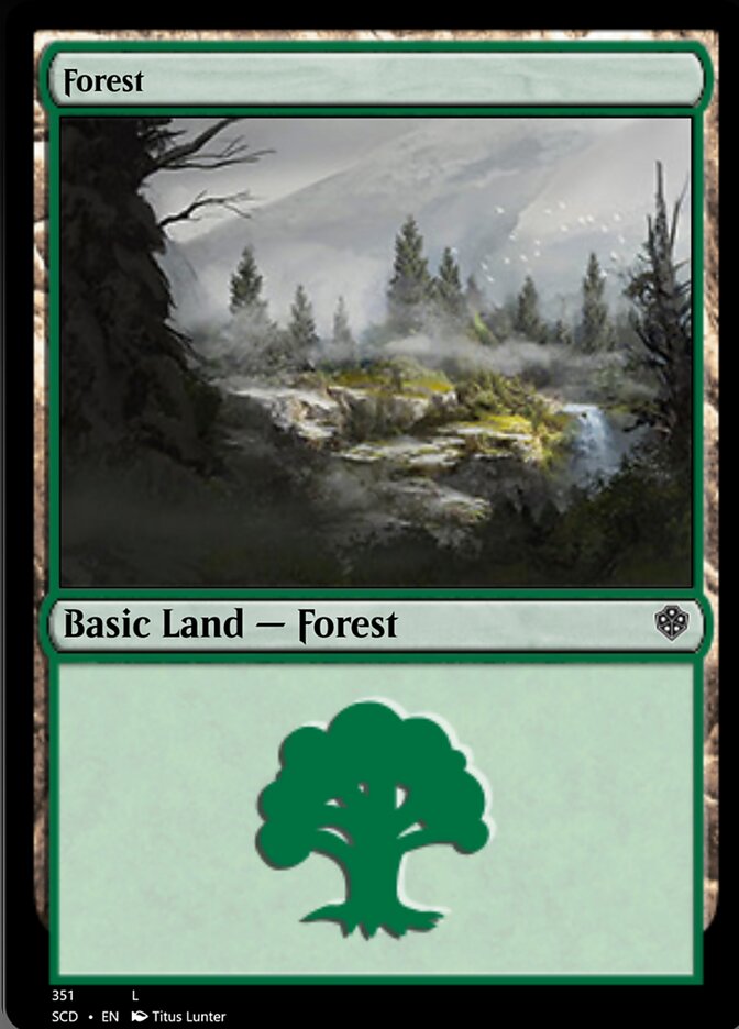 Forest (351) [Starter Commander Decks] | Dumpster Cat Games