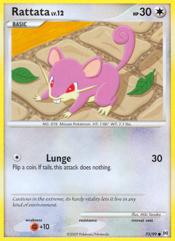 Rattata (73/99) [Platinum: Arceus] | Dumpster Cat Games