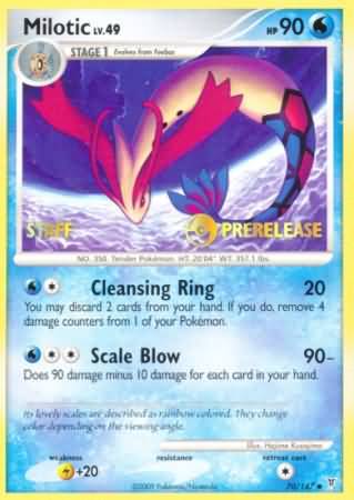 Milotic (70/147) (Staff Prerelease Promo) [Nintendo: Black Star Promos] | Dumpster Cat Games