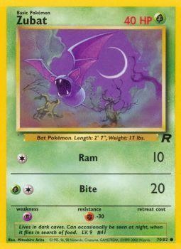 Zubat (70/82) [Team Rocket Unlimited] | Dumpster Cat Games