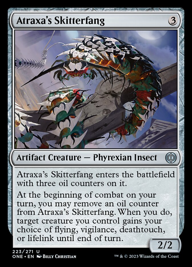 Atraxa's Skitterfang [Phyrexia: All Will Be One] | Dumpster Cat Games