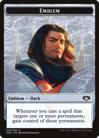 Emblem - Dack Fayden [Mythic Edition Tokens] | Dumpster Cat Games