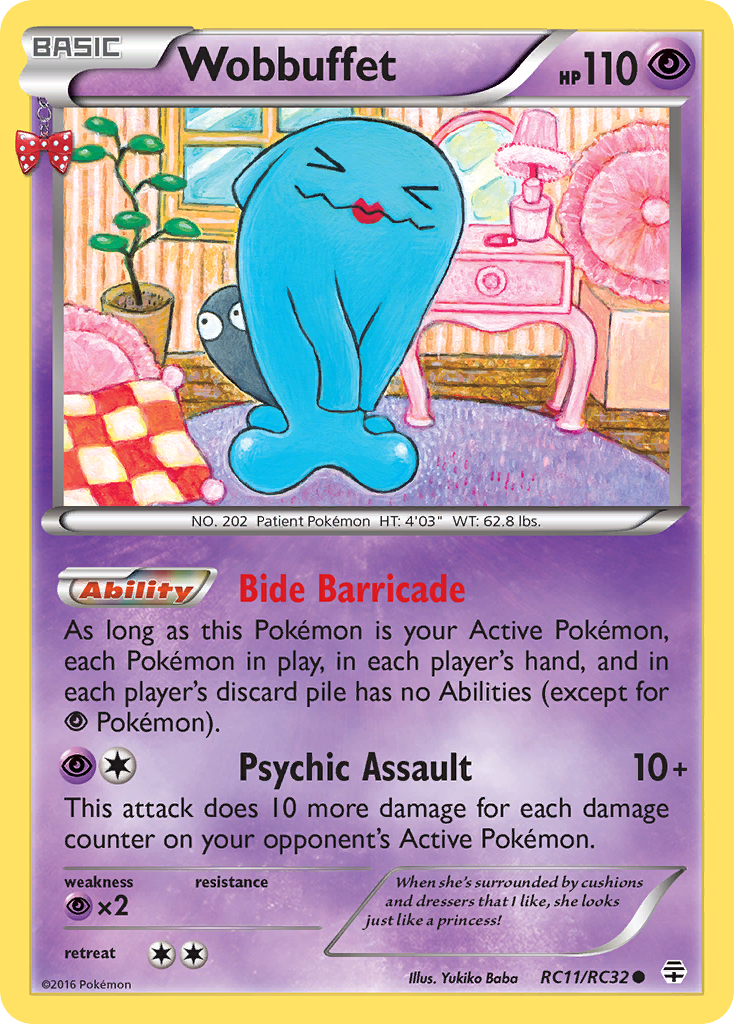 Wobbuffet (RC11/RC32) [XY: Generations] | Dumpster Cat Games