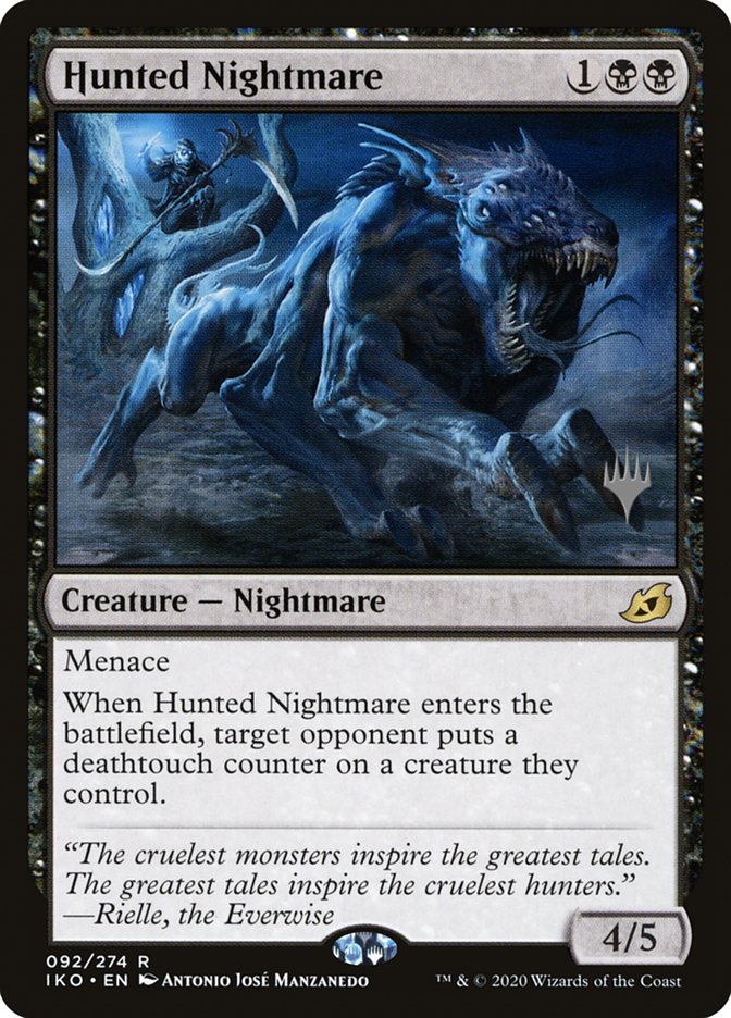 Hunted Nightmare (Promo Pack) [Ikoria: Lair of Behemoths Promos] | Dumpster Cat Games