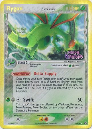 Flygon (7/110) (Delta Species) (Stamped) [EX: Holon Phantoms] | Dumpster Cat Games