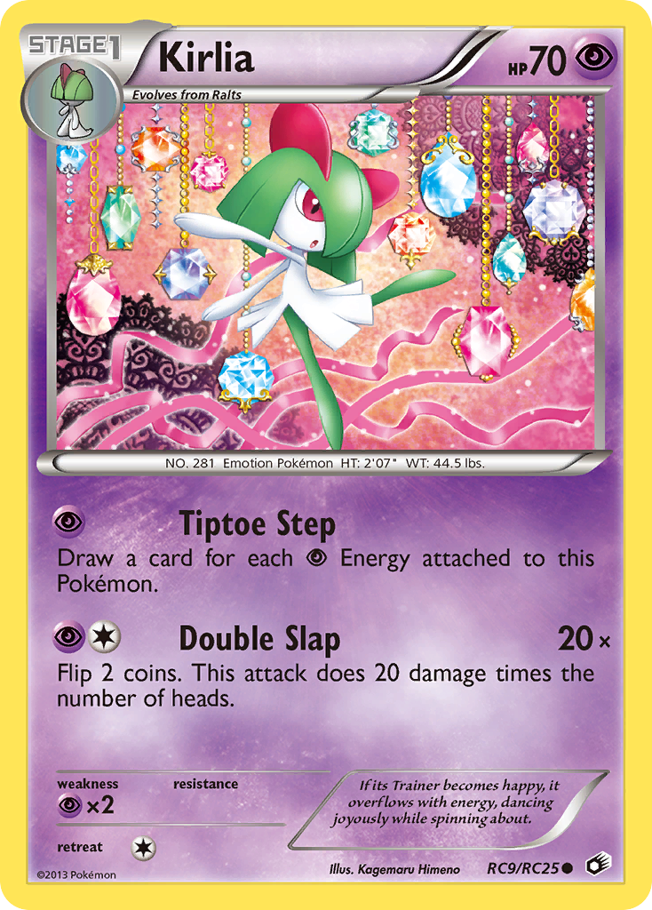 Kirlia (RC9/RC25) [Black & White: Legendary Treasures] | Dumpster Cat Games