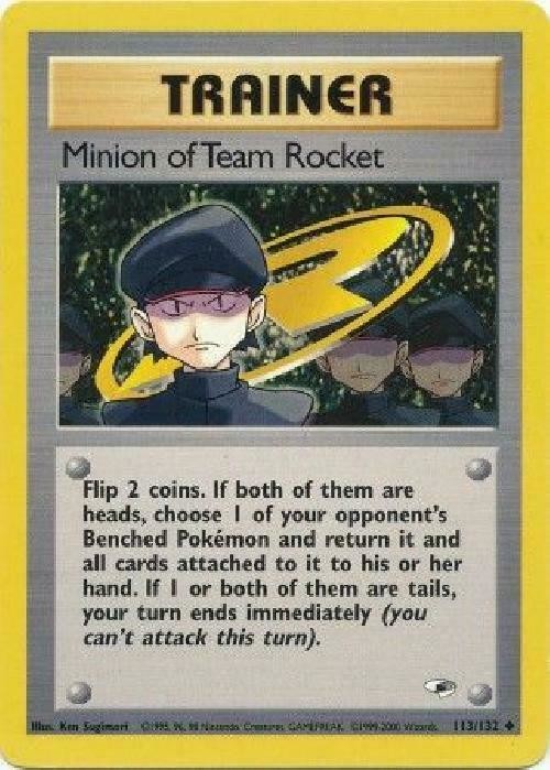 Minion of Team Rocket (113/132) [Gym Heroes Unlimited] | Dumpster Cat Games