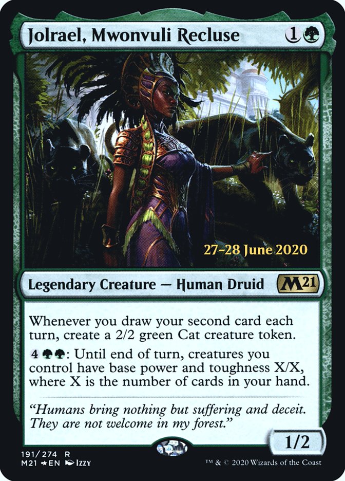 Jolrael, Mwonvuli Recluse  [Core Set 2021 Prerelease Promos] | Dumpster Cat Games