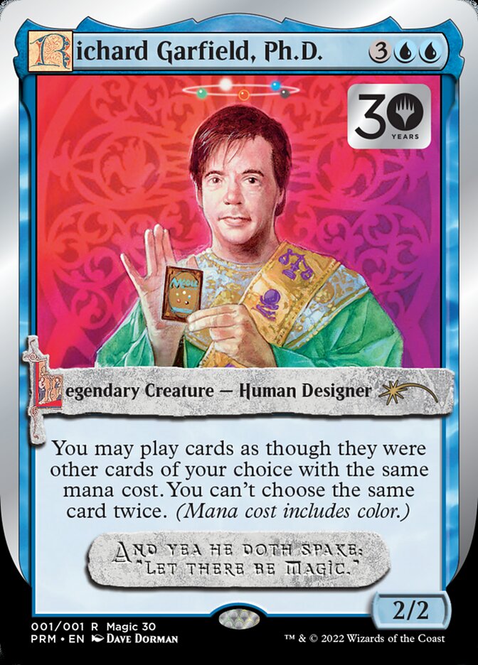 Richard Garfield, Ph.D. [30th Anniversary Promos] | Dumpster Cat Games