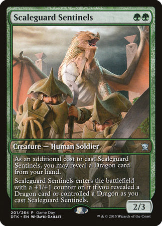 Scaleguard Sentinels [Dragons of Tarkir Promos] | Dumpster Cat Games