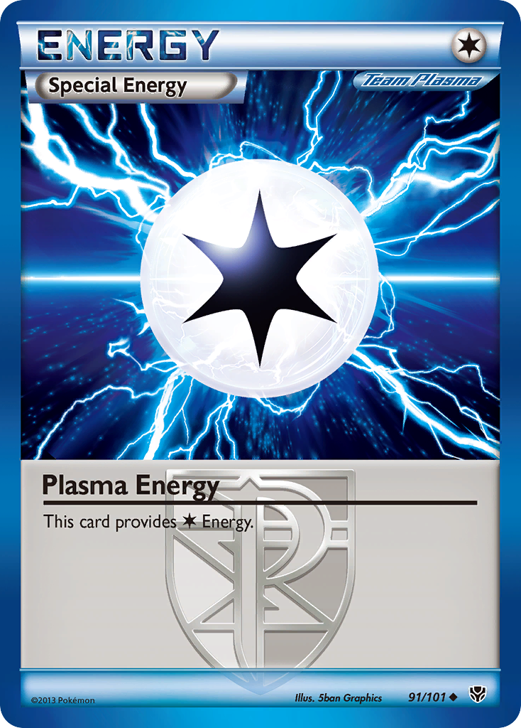 Plasma Energy (91/101) [Black & White: Plasma Blast] | Dumpster Cat Games