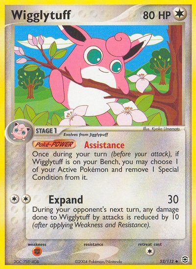 Wigglytuff (52/112) [EX: FireRed & LeafGreen] | Dumpster Cat Games