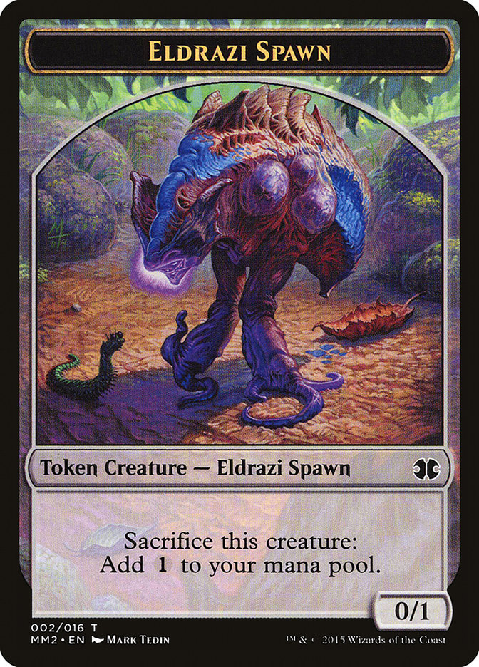 Eldrazi Spawn (002/016) [Modern Masters 2015 Tokens] | Dumpster Cat Games