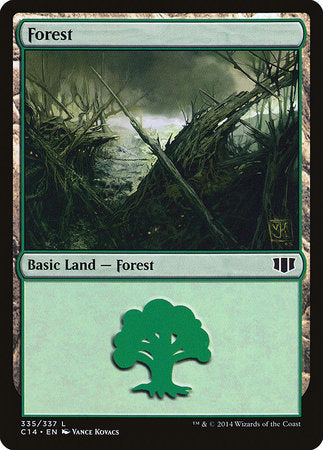 Forest (335) [Commander 2014] | Dumpster Cat Games