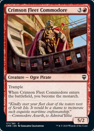 Crimson Fleet Commodore [Commander Legends] | Dumpster Cat Games