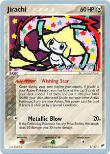 Jirachi (9/107) (Bright Aura - Curran Hill's) [World Championships 2005] | Dumpster Cat Games