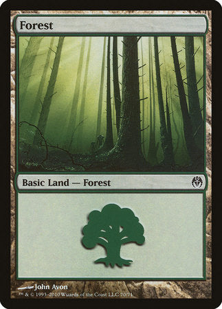 Forest (70) [Duel Decks: Phyrexia vs. the Coalition] | Dumpster Cat Games