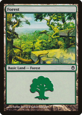 Forest (38) [Duel Decks: Ajani vs. Nicol Bolas] | Dumpster Cat Games