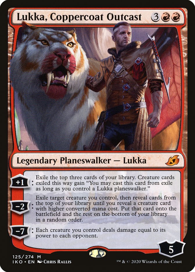 Lukka, Coppercoat Outcast [Ikoria: Lair of Behemoths] | Dumpster Cat Games