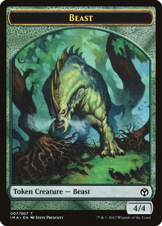 Beast Token (007) [Iconic Masters Tokens] | Dumpster Cat Games