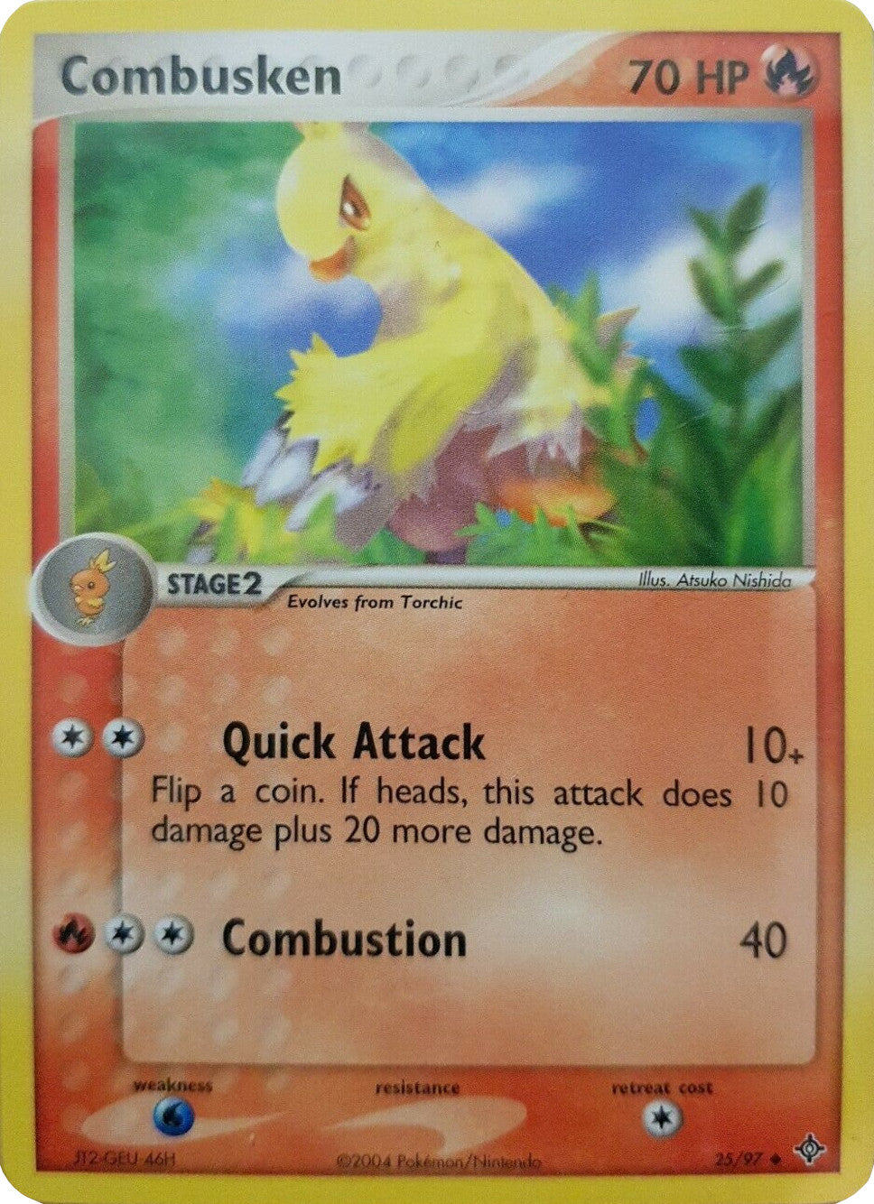 Combusken (25/97) [EX: Battle Stadium] | Dumpster Cat Games