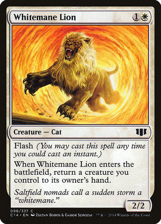 Whitemane Lion [Commander 2014] | Dumpster Cat Games