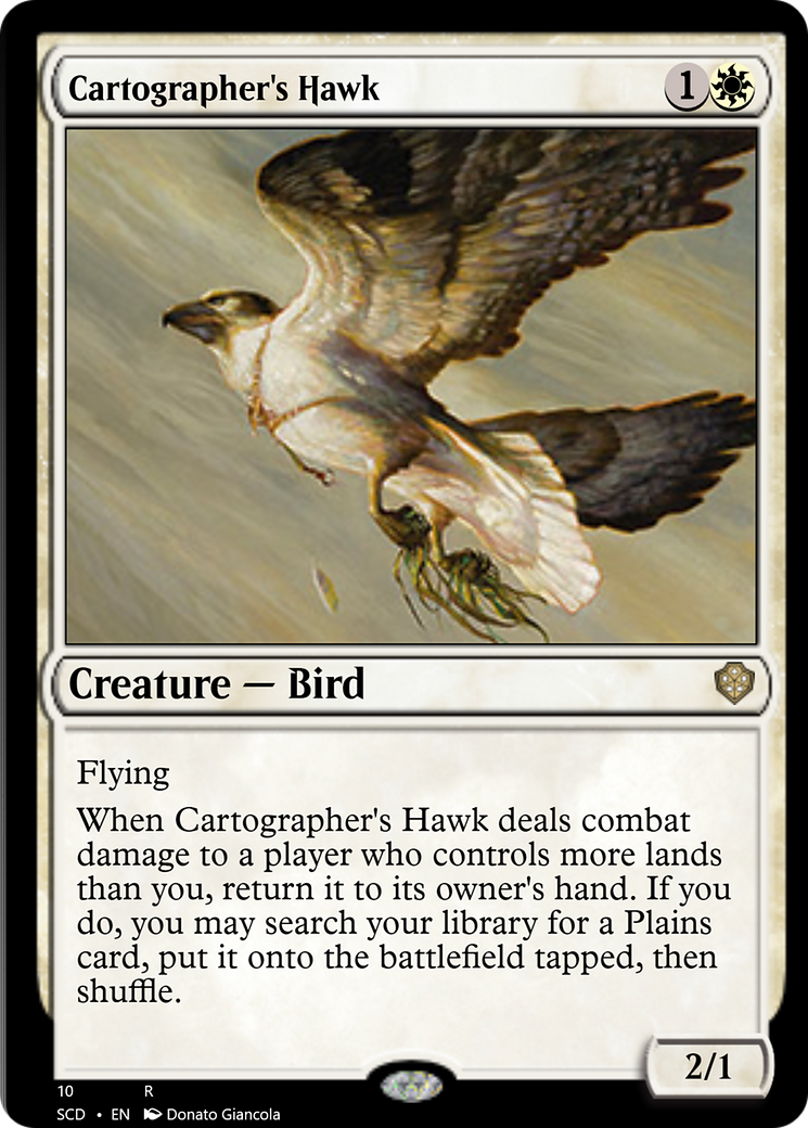 Cartographer's Hawk [Starter Commander Decks] | Dumpster Cat Games