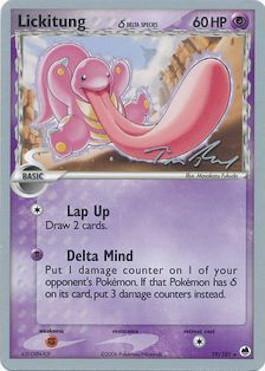 Lickitung (19/101) (Delta Species) (Legendary Ascent - Tom Roos) [World Championships 2007] | Dumpster Cat Games