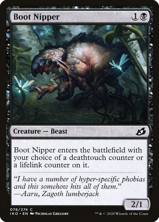 Boot Nipper [Ikoria: Lair of Behemoths] | Dumpster Cat Games