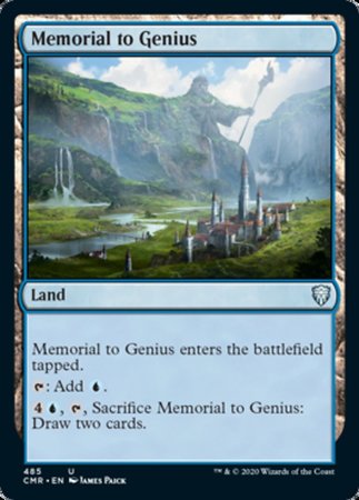 Memorial to Genius [Commander Legends] | Dumpster Cat Games