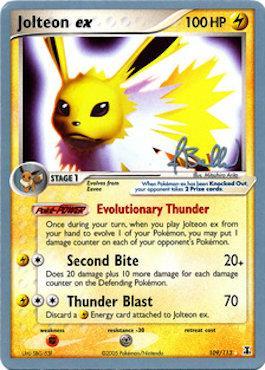 Jolteon ex (109/113) (Eeveelutions - Jimmy Ballard) [World Championships 2006] | Dumpster Cat Games